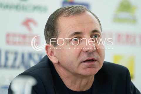  18.07.2013 RZESZOW SIATKOWKA<br />KONFERENCJA PRASOWA Z NOWYM PRZYJMUJACYM ASSECO RESOVIA - PETEREM VERESEM<br />N/Z RYSZARD PODKULSKI BIZNESMEN<br /> 