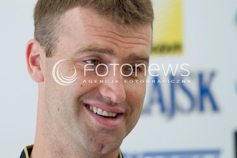  18.07.2013 RZESZOW SIATKOWKA<br />KONFERENCJA PRASOWA Z NOWYM PRZYJMUJACYM ASSECO RESOVIA - PETEREM VERESEM<br />N/Z PETER VERES<br /> 