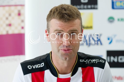  18.07.2013 RZESZOW SIATKOWKA<br />KONFERENCJA PRASOWA Z NOWYM PRZYJMUJACYM ASSECO RESOVIA - PETEREM VERESEM<br />N/Z PETER VERES<br /> 