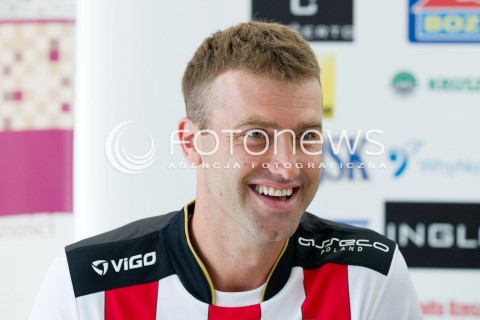  18.07.2013 RZESZOW SIATKOWKA<br />KONFERENCJA PRASOWA Z NOWYM PRZYJMUJACYM ASSECO RESOVIA - PETEREM VERESEM<br />N/Z PETER VERES<br /> 