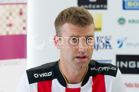  18.07.2013 RZESZOW SIATKOWKA<br />KONFERENCJA PRASOWA Z NOWYM PRZYJMUJACYM ASSECO RESOVIA - PETEREM VERESEM<br />N/Z PETER VERES<br /> 