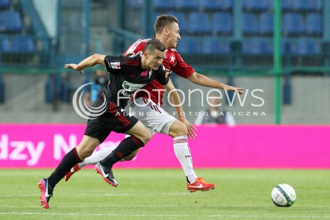  19.07.2013 KRAKOW <br />PILKA NOZNA POLSKA T-MOBILE EKSTRAKLASA SEZON 2013/2014 FOOTBALL POLISH EKSTRAKLASA SEASON 2013/2014 WISLA KRAKOW - GORNIK ZABRZE<br />N/Z KRZYSZTOF MACZYNSKI LUKASZ GARGULA <br /> 