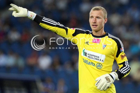  19.07.2013 KRAKOW <br />PILKA NOZNA POLSKA T-MOBILE EKSTRAKLASA SEZON 2013/2014 FOOTBALL POLISH EKSTRAKLASA SEASON 2013/2014 WISLA KRAKOW - GORNIK ZABRZE<br />N/Z NORBERT WITKOWSKI SYLWETKA<br /> 