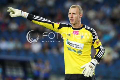  19.07.2013 KRAKOW <br />PILKA NOZNA POLSKA T-MOBILE EKSTRAKLASA SEZON 2013/2014 FOOTBALL POLISH EKSTRAKLASA SEASON 2013/2014 WISLA KRAKOW - GORNIK ZABRZE<br />N/Z NORBERT WITKOWSKI SYLWETKA<br /> 