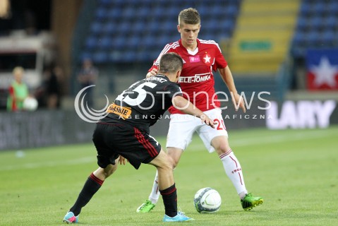  19.07.2013 KRAKOW <br />PILKA NOZNA POLSKA T-MOBILE EKSTRAKLASA SEZON 2013/2014 FOOTBALL POLISH EKSTRAKLASA SEASON 2013/2014 WISLA KRAKOW - GORNIK ZABRZE<br />N/Z MICHAL CHRAPEK MACIEJ MALKOWSKI <br /> 