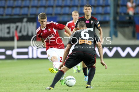  19.07.2013 KRAKOW <br />PILKA NOZNA POLSKA T-MOBILE EKSTRAKLASA SEZON 2013/2014 FOOTBALL POLISH EKSTRAKLASA SEASON 2013/2014 WISLA KRAKOW - GORNIK ZABRZE<br />N/Z MICHAL CHRAPEK RADOSLAW SOBOLEWSKI <br /> 