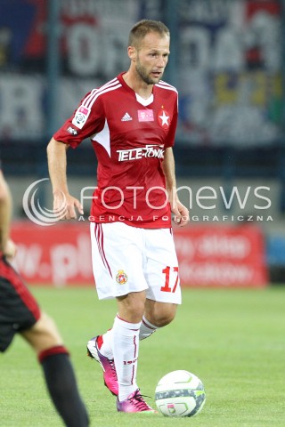  19.07.2013 KRAKOW <br />PILKA NOZNA POLSKA T-MOBILE EKSTRAKLASA SEZON 2013/2014 FOOTBALL POLISH EKSTRAKLASA SEASON 2013/2014 WISLA KRAKOW - GORNIK ZABRZE<br />N/Z OSTOJA STJEPANOVIC SYLWETKA <br /> 