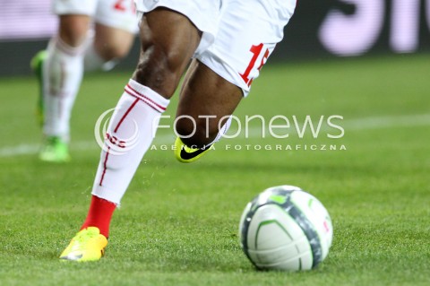  19.07.2013 KRAKOW <br />PILKA NOZNA POLSKA T-MOBILE EKSTRAKLASA SEZON 2013/2014 FOOTBALL POLISH EKSTRAKLASA SEASON 2013/2014 WISLA KRAKOW - GORNIK ZABRZE<br />N/Z NOGI PILKA NOZNA ZDJECIE ILUSTRACYJNE<br /> 