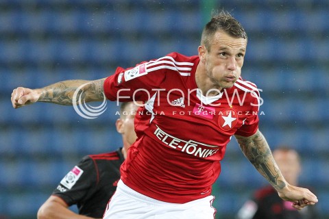  19.07.2013 KRAKOW <br />PILKA NOZNA POLSKA T-MOBILE EKSTRAKLASA SEZON 2013/2014 FOOTBALL POLISH EKSTRAKLASA SEASON 2013/2014 WISLA KRAKOW - GORNIK ZABRZE<br />N/Z MARKO JOVANOVIC SYLWETKA <br /> 