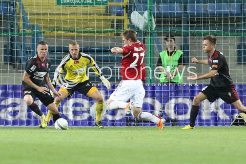  19.07.2013 KRAKOW <br />PILKA NOZNA POLSKA T-MOBILE EKSTRAKLASA SEZON 2013/2014 FOOTBALL POLISH EKSTRAKLASA SEASON 2013/2014 WISLA KRAKOW - GORNIK ZABRZE<br />N/Z NORBERT WITKOWSKI SEWERYN GANCARZYK MICHAL NALEPA <br /> 