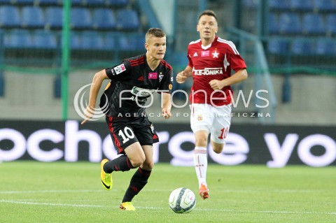  19.07.2013 KRAKOW <br />PILKA NOZNA POLSKA T-MOBILE EKSTRAKLASA SEZON 2013/2014 FOOTBALL POLISH EKSTRAKLASA SEASON 2013/2014 WISLA KRAKOW - GORNIK ZABRZE<br />N/Z KONRAD NOWAK LUKASZ GARGULA <br /> 