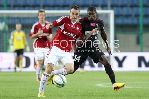  19.07.2013 KRAKOW <br />PILKA NOZNA POLSKA T-MOBILE EKSTRAKLASA SEZON 2013/2014 FOOTBALL POLISH EKSTRAKLASA SEASON 2013/2014 WISLA KRAKOW - GORNIK ZABRZE<br />N/Z PREJUCE NAKOULMA MARKO JOVANOVIC<br /> 