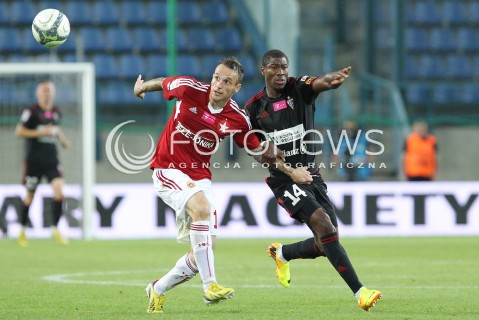  19.07.2013 KRAKOW <br />PILKA NOZNA POLSKA T-MOBILE EKSTRAKLASA SEZON 2013/2014 FOOTBALL POLISH EKSTRAKLASA SEASON 2013/2014 WISLA KRAKOW - GORNIK ZABRZE<br />N/Z PREJUCE NAKOULMA MARKO JOVANOVIC<br /> 