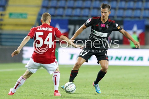  19.07.2013 KRAKOW <br />PILKA NOZNA POLSKA T-MOBILE EKSTRAKLASA SEZON 2013/2014 FOOTBALL POLISH EKSTRAKLASA SEASON 2013/2014 WISLA KRAKOW - GORNIK ZABRZE<br />N/Z PAWEL OLKOWSKI DAWID KAMINSKI <br /> 