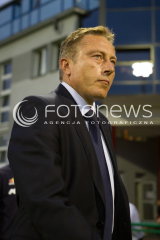  26.07.2013 LODZ PILKA NOZNA T-MOBILE EKSTRAKLASA SEZON 2013/2014 FOOTBALL POLISH EKSTRAKLASA SEASON WIDZEW LODZ - ZAWISZA BYDGOSZCZ N/Z RYSZARD TARASIEWICZ SYLWETKA  