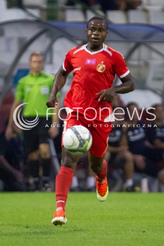  26.07.2013 LODZ PILKA NOZNA T-MOBILE EKSTRAKLASA SEZON 2013/2014 FOOTBALL POLISH EKSTRAKLASA SEASON WIDZEW LODZ - ZAWISZA BYDGOSZCZ N/Z PRINCEWILL OKACHI SYLWETKA   