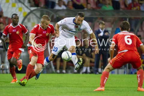  26.07.2013 LODZ PILKA NOZNA T-MOBILE EKSTRAKLASA SEZON 2013/2014 FOOTBALL POLISH EKSTRAKLASA SEASON WIDZEW LODZ - ZAWISZA BYDGOSZCZ N/Z PAWEL ABBOTT RAFAL AUGUSTYNIAK  