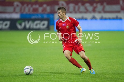  26.07.2013 LODZ PILKA NOZNA T-MOBILE EKSTRAKLASA SEZON 2013/2014 FOOTBALL POLISH EKSTRAKLASA SEASON WIDZEW LODZ - ZAWISZA BYDGOSZCZ N/Z STARON LUKASZ SYLWETKA  