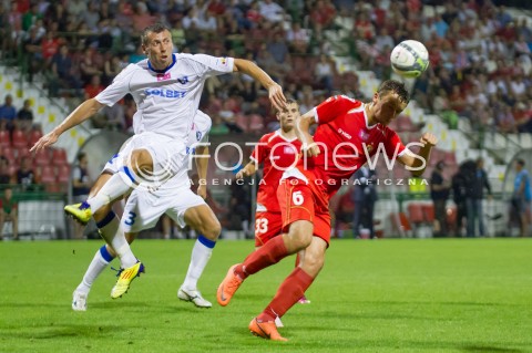  26.07.2013 LODZ PILKA NOZNA T-MOBILE EKSTRAKLASA SEZON 2013/2014 FOOTBALL POLISH EKSTRAKLASA SEASON WIDZEW LODZ - ZAWISZA BYDGOSZCZ N/Z PIOTR MROZINSKI ZIAJAKA SEBASTIAN  