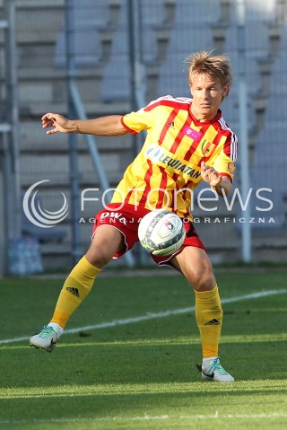  29.07.2013 KRAKOW <br />PILKA NOZNA POLSKA T-MOBILE EKSTRAKLASA SEZON 2013/2014 FOOTBALL POLISH EKSTRAKLASA SEASON 2013/2014 KORONA KIELCE - WISLA KRAKOW<br />N/Z PAWEL SOBOLEWSKI SYLWETKA<br /> 