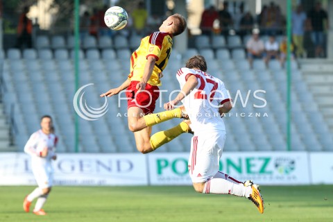  29.07.2013 KRAKOW <br />PILKA NOZNA POLSKA T-MOBILE EKSTRAKLASA SEZON 2013/2014 FOOTBALL POLISH EKSTRAKLASA SEASON 2013/2014 KORONA KIELCE - WISLA KRAKOW<br />N/Z MICHAL NALEPA DANIEL GOLEBIEWSKI<br /> 