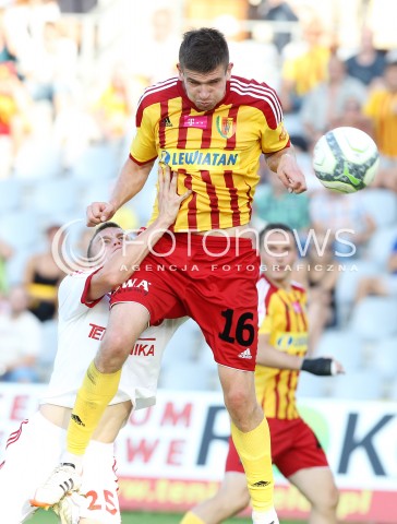  29.07.2013 KRAKOW <br />PILKA NOZNA POLSKA T-MOBILE EKSTRAKLASA SEZON 2013/2014 FOOTBALL POLISH EKSTRAKLASA SEASON 2013/2014 KORONA KIELCE - WISLA KRAKOW<br />N/Z ARTUR LENARTOWSKI PAWEL STOLARSKI <br /> 