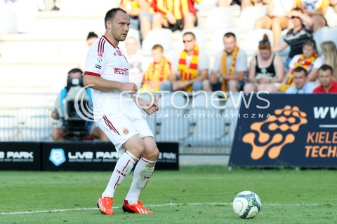  29.07.2013 KRAKOW <br />PILKA NOZNA POLSKA T-MOBILE EKSTRAKLASA SEZON 2013/2014 FOOTBALL POLISH EKSTRAKLASA SEASON 2013/2014 KORONA KIELCE - WISLA KRAKOW<br />N/Z ARKADIUSZ GLOWACKI SYLWETKA <br /> 