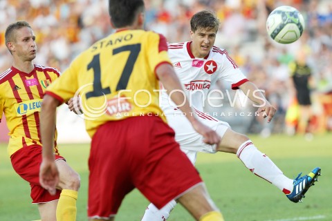  29.07.2013 KRAKOW <br />PILKA NOZNA POLSKA T-MOBILE EKSTRAKLASA SEZON 2013/2014 FOOTBALL POLISH EKSTRAKLASA SEASON 2013/2014 KORONA KIELCE - WISLA KRAKOW<br />N/Z CEZARY WILK VLASTIMIR JOVANOVIC PAVOL STANO<br /> 