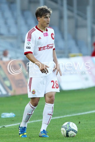  29.07.2013 KRAKOW <br />PILKA NOZNA POLSKA T-MOBILE EKSTRAKLASA SEZON 2013/2014 FOOTBALL POLISH EKSTRAKLASA SEASON 2013/2014 KORONA KIELCE - WISLA KRAKOW<br />N/Z CEZARY WILK SYLWETKA <br /> 