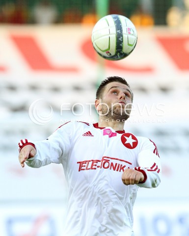  29.07.2013 KRAKOW <br />PILKA NOZNA POLSKA T-MOBILE EKSTRAKLASA SEZON 2013/2014 FOOTBALL POLISH EKSTRAKLASA SEASON 2013/2014 KORONA KIELCE - WISLA KRAKOW<br />N/Z PATRYK MALECKI <br /> 