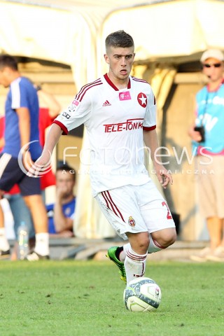  29.07.2013 KRAKOW <br />PILKA NOZNA POLSKA T-MOBILE EKSTRAKLASA SEZON 2013/2014 FOOTBALL POLISH EKSTRAKLASA SEASON 2013/2014 KORONA KIELCE - WISLA KRAKOW<br />N/Z MICHAL CHRAPEK SYLWETKA<br /> 