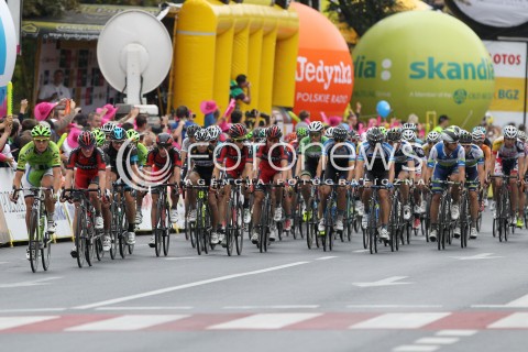  30.07.2013 RZESZOW <br />70 TOUR DE POLOGNE<br />ETAP 3 META W RZESZOWIE<br />N/Z PELETON<br /> 