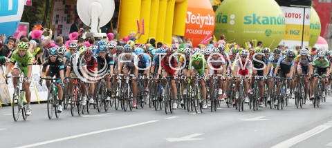  30.07.2013 RZESZOW <br />70 TOUR DE POLOGNE<br />ETAP 3 META W RZESZOWIE<br />N/Z PELETON<br /> 