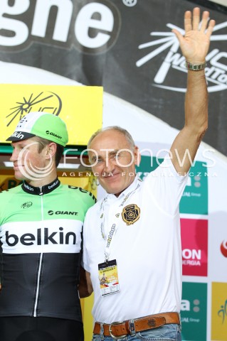  30.07.2013 RZESZOW <br />70 TOUR DE POLOGNE<br />ETAP 3 META W RZESZOWIE<br />N/Z CZESLAW LANG MARK RENSHAW<br /> 