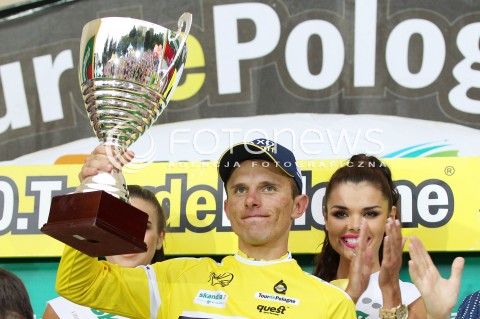  30.07.2013 RZESZOW <br />70 TOUR DE POLOGNE<br />ETAP 3 META W RZESZOWIE<br />N/Z RAFAL MAJKA DEKORACJA<br /> 