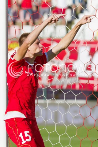  03.08.2013 LODZ PILKA NOZNA T-MOBILE EKSTRAKLASA SEZON 2013/2014 FOOTBALL POLISH EKSTRAKLASA SEASON WIDZEW LODZ - KORONA KIELCE N/Z EDUARDS VISNAKOVS   