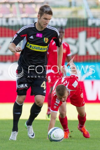  03.08.2013 LODZ PILKA NOZNA T-MOBILE EKSTRAKLASA SEZON 2013/2014 FOOTBALL POLISH EKSTRAKLASA SEASON WIDZEW LODZ - KORONA KIELCE N/Z PIOTR MALARCZYK  