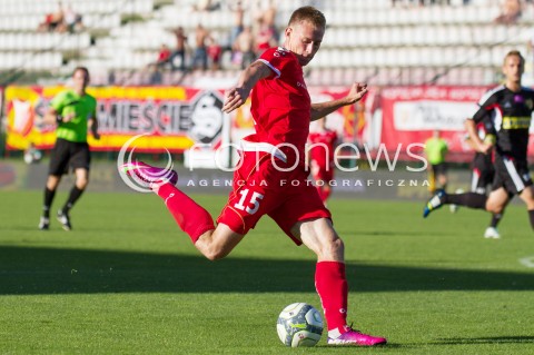  03.08.2013 LODZ PILKA NOZNA T-MOBILE EKSTRAKLASA SEZON 2013/2014 FOOTBALL POLISH EKSTRAKLASA SEASON WIDZEW LODZ - KORONA KIELCE N/Z EDUARDS VISNAKOVS   
