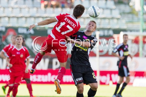  03.08.2013 LODZ PILKA NOZNA T-MOBILE EKSTRAKLASA SEZON 2013/2014 FOOTBALL POLISH EKSTRAKLASA SEASON WIDZEW LODZ - KORONA KIELCE N/Z VLASTYMIR JOVANOVIC  