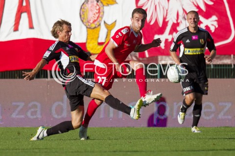  03.08.2013 LODZ PILKA NOZNA T-MOBILE EKSTRAKLASA SEZON 2013/2014 FOOTBALL POLISH EKSTRAKLASA SEASON WIDZEW LODZ - KORONA KIELCE N/Z  LEVON AIRPETIAN  