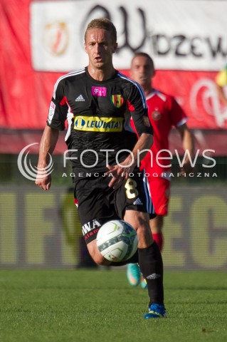  03.08.2013 LODZ PILKA NOZNA T-MOBILE EKSTRAKLASA SEZON 2013/2014 FOOTBALL POLISH EKSTRAKLASA SEASON WIDZEW LODZ - KORONA KIELCE N/Z VLASTYMIR JOVANOVIC SYLWETKA  
