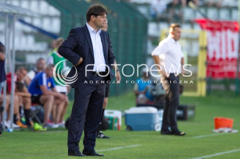  03.08.2013 LODZ PILKA NOZNA T-MOBILE EKSTRAKLASA SEZON 2013/2014 FOOTBALL POLISH EKSTRAKLASA SEASON WIDZEW LODZ - KORONA KIELCE N/Z RADOSLAW MROCZKOWSKI SYLWETKA   