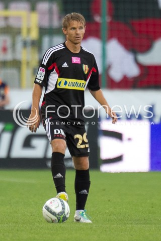  03.08.2013 LODZ PILKA NOZNA T-MOBILE EKSTRAKLASA SEZON 2013/2014 FOOTBALL POLISH EKSTRAKLASA SEASON WIDZEW LODZ - KORONA KIELCE N/Z SOBOLEWSKI PAWEL SYLWETKA  