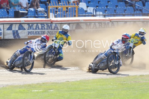  04.08.2013 RZESZOW ZUZEL SPEEDWAY ENEA EKSTRALIGA MECZ PGE MARMA RZESZOW - STAL GORZOW WIELKOPOLSKI <br />N/Z RAFAL OKONIEWSKI (NIEBIESKI), DANIEL NERMARK (ZOLTY), JURICA PAVLIC (CZERWONY), TOMASZ GAPINSKI (BIALY)<br /> 