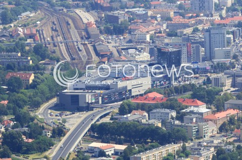  07.08.2013 RZESZOW ZDJECIA LOTNICZE WYKONANE Z SAMOLOTU<br />RZESZOW Z LOTU PTAKA<br />N/Z GALERIA RZESZOW<br /> 