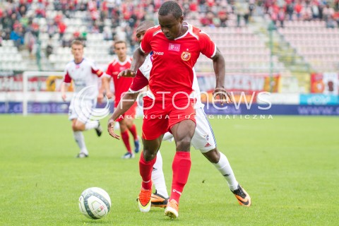  10.08.2013 LODZ PILKA NOZNA T-MOBILE EKSTRAKLASA SEZON 2013/2014 FOOTBALL POLISH EKSTRAKLASA SEASON WIDZEW LODZ - GORNIK ZABRZE N/Z PRINCEWILL OKACHI   