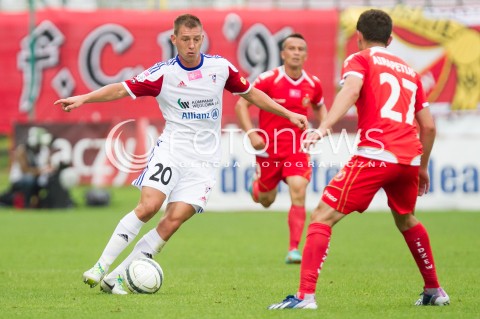  10.08.2013 LODZ PILKA NOZNA T-MOBILE EKSTRAKLASA SEZON 2013/2014 FOOTBALL POLISH EKSTRAKLASA SEASON WIDZEW LODZ - GORNIK ZABRZE N/Z MATEUSZ ZACHARA  