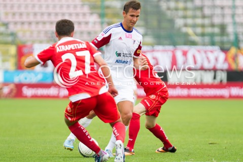  10.08.2013 LODZ PILKA NOZNA T-MOBILE EKSTRAKLASA SEZON 2013/2014 FOOTBALL POLISH EKSTRAKLASA SEASON WIDZEW LODZ - GORNIK ZABRZE N/Z PAWEL OLKOWSKI   
