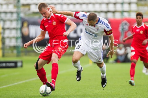  10.08.2013 LODZ PILKA NOZNA T-MOBILE EKSTRAKLASA SEZON 2013/2014 FOOTBALL POLISH EKSTRAKLASA SEASON WIDZEW LODZ - GORNIK ZABRZE N/Z RADOSLAW SOBOLEWSKI EDUARDS VISNAKOVS  
