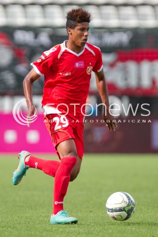  10.08.2013 LODZ PILKA NOZNA T-MOBILE EKSTRAKLASA SEZON 2013/2014 FOOTBALL POLISH EKSTRAKLASA SEASON WIDZEW LODZ - GORNIK ZABRZE N/Z ALEX BRUNO SYLWETKA  